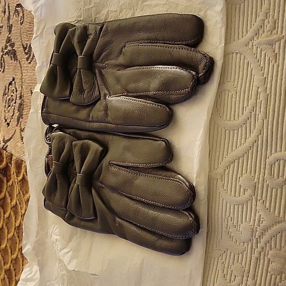 SANDRO Lamo Leather Gloves - Picture 9 of 10